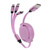 3 in 1 Multi Retractable Charger Cable 3A with TypeC/for IOS/for Android Connector(Purple )