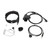 U94 PTT with Finger Microphone PTT 7.1mm Retractable Throat Control Headset for Icom V8 V80 V82
