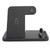 4‑In‑1 Foldable Wireless Charger Fast Charging Dock Station for Mobile Phone Watch EarphoneBlack