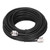 RF Coaxial Cable Black UHF Male to PL259 Electronic Converter Wires RG‑58 15 Meters