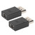 2Pcs DP Male to MINI DP Female Adapter High Resolution 8K 2 Modes Small Portable Lightweight Displayport Cable Converter