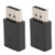 2Pcs DP Male to MINI DP Female Adapter High Resolution 8K 2 Modes Small Portable Lightweight Displayport Cable Converter
