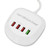 4 Ports USB Charger Station 36W QC3.0 Fast Charger for Mobile Phone Tablet 110‑240VEU Plug