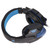 SOYTO SY830MV Game Headsets Adjustable Volume Support Mic Mute USB Headsets with 3.5mm Microphone for PS4 PC Laptop(Black Blue )