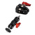 Super Camera Clamp Mount Rustproof Adjustable Double Ball Head Adapter for Camera Light Flashlights