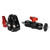 Super Camera Clamp Mount Rustproof Adjustable Double Ball Head Adapter for Camera Light Flashlights