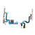 Power Volume Button Flex Cable Power On Off Volume Button Flex Cable Replacement Parts for IPhone 7