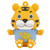 U Disk Cartoon Tiger USB Stable High Speed Hot Swap Plug and Play Anti Interference USB Flash DriveCartoon Tiger 64GB