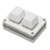 Mini Keypad 2 Keys USB Red Switch Plug and Play Ergonomic Programmable Keypad with Backlit for Gaming Office Media