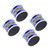 Preffair Speaker Isolation Feet Pad AntiVibration Spring Stand for Amplifiers DVD(Silver )