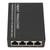 Fiber Media Converter Tx1310nm Single Fiber Single Mode 100Mbps Fiber Optic Transceiver Up to 25km RJ45 Port 100‑240V EU Plug