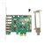 PCIE to USB Expansion Card 6 USB2.0 Interface 15PIN SATA 480Mbps 12Mbps 1.5Mbps Desktop Computer Internal Hub for Win