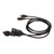 Dashboard Mount Extension Cable USB 2.0 Type C 2.0 Port Male to Female Flush Panel with Light