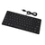 78 Keys Ultra Thin Mini USB Wired Keyboard for Desktop Computer Laptop PC (Black)