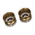 1 Pair for Studer ReVox NAB Hub Adapters 10 Inch Opener Polishing Aluminum Alloy Universal Loading Device for Akai Bronze