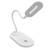 LED Desk Lamp with Wireless Charger Swivel Flexible Gooseneck Touch Control 3 Brightness Adjustable Table Lamp for Office White