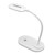 LED Desk Lamp with Wireless Charger Swivel Flexible Gooseneck Touch Control 3 Brightness Adjustable Table Lamp for Office White