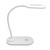 LED Desk Lamp with Wireless Charger Swivel Flexible Gooseneck Touch Control 3 Brightness Adjustable Table Lamp for Office White