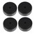 4CPS 40*15mm Amplifier Feet Shock Absorber Durable Aluminium Alloy Amplifier Pads Feet   Black