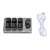 Mechanical Gaming Keypad 6 Keys 1 Knob Small USB Wireless Dual Mode OSU Keypad DIY Programmable Keyboard