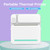 Portable Pocket-size Thermal Printer Wireless BT Printer Simple Operation Support Photo Notes Errors Text Memo Printing Green