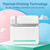 Portable Pocket-size Thermal Printer Wireless BT Printer Simple Operation Support Photo Notes Errors Text Memo Printing Green