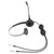 Corded Telephone Headset Noise Cancellation Adjustable Single Ear Customer Service Headphone for Multimedia Teaching