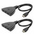 2Pcs HDMI Splitter 3 Port 4Kx2K MultiFunctional Hub Box Switcher for LCD HD TV