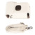 Smartphone Printer Hard Case Shockproof Mini Printer Travel Bag with Shoulder Strap for Instax Mini Link 2 Mini Link White
