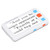 5.0in Electronic Digital Magnifier Portable Reading Aid 4X‑32X Zoom 17 Color Mode Folding Handle for Low Vision 100‑240V White EU Plug