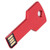 Hsthe Sea Memory Stick CW10084 KeyShaped U Disk Portable Metal Drive for Computers Laptop Phone(Red 32GB)