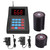 DC3.7V 300mAh 10‑Receiver Pager Waiter Calling Wireless Paging Queue System Black
