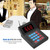 DC3.7V 300mAh 10‑Receiver Pager Waiter Calling Wireless Paging Queue System Black