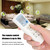 Creamy White ABS Remote Control with 10m Long Control Distance Accessories for LG Air Conditioner