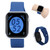 X2 Bluetooth 5.0 Smartwatch 1.3 Inch IPS IP68 Waterproof Heart Rate Sports Tracking WatchBlue