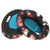 Headphone Ear Pads Soft Protein Leather Memory Foam Replacement Print Ear Cushions for QC35 QC25 QC15 QC2 AE2i AE2W Blue