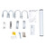 Satellite Internet Mount Dual Windproof Wall Roof Mounting Kit for Starlink Internet Kit Satellite for Starlink V2 Dish