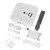 New Wall Mounted Bluetooth CD Player Speaker with Remote Control (White )
