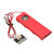 M.2 NGFF NVME SSD Heatsink Quadruple Heat Dissipation 5V Fan SATA Port Power Supply SSD Cooler Red