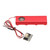 M.2 NGFF NVME SSD Heatsink Quadruple Heat Dissipation 5V Fan SATA Port Power Supply SSD Cooler Red