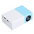 Mini Projector 1080P Full HD Portable Movie Projector Home Theater Movie Projector for Kids 100‑240V Blue White UK Plug