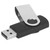 USB Flash Drive Candy Black Rotatable Portable Storage Memory Stick for PC Tablet4GB