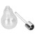 Bulb Humidifier Portable Mini Humidifier Home Office Car Baby Sleep Bedroom DecorationSilver