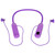 Bluetooth Neckband Headphone LED Power Display Memory Card Playback Magnetic Earbuds Headset with RGB Backlight Purple