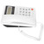 KXT8001CID Corded Phone Classical FSK DTMF Dual System Office Landline Telephone with Caller ID Display for Home Hotel(White )