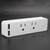 White  Countdown Timing Wifi Double USB Branch Control Voice Smart Socket for Tuya/Alexa