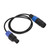 Speaker Cable Professional Male to Female 4 Core Plug Ohm Head Speaker Cable Cord for Speaker