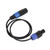 Speaker Cable Professional Male to Female 4 Core Plug Ohm Head Speaker Cable Cord for Speaker
