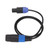 Speaker Cable Professional Male to Female 4 Core Plug Ohm Head Speaker Cable Cord for Speaker