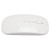 Wireless USB Mouse Rechargeable Low Noise Wireless Computer Mouse for Work Study Leisure Time White